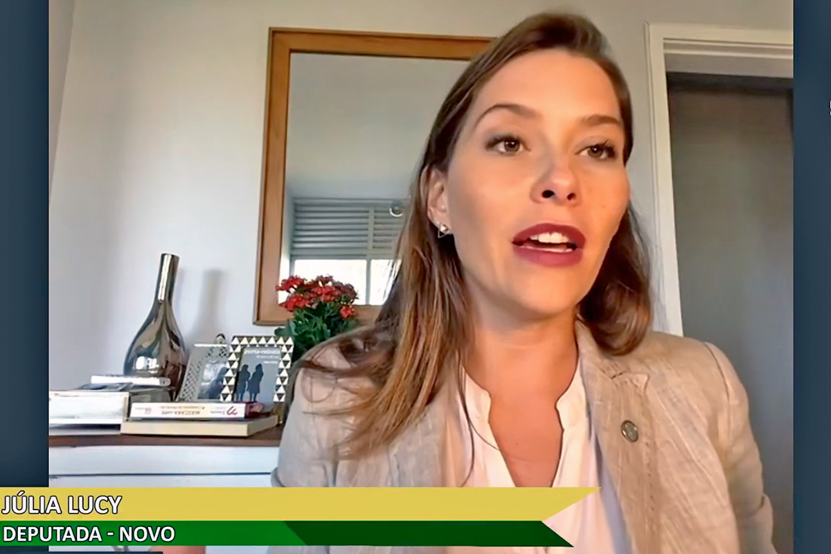 Júlia Lucy destaca a importância do socorro aos microempresários durante a pandemia