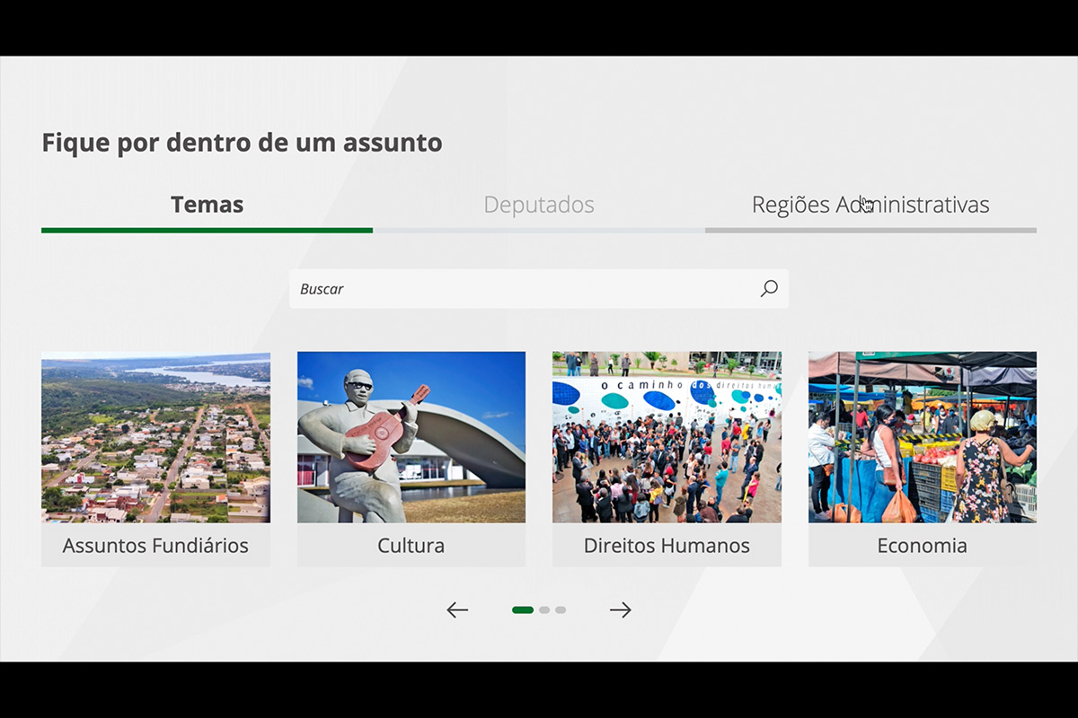 A Agência CLDF foi lançada com um vídeo institucional nesta quinta-feira. Destaque para a busca de notícias por tema, deputado e região administrativa