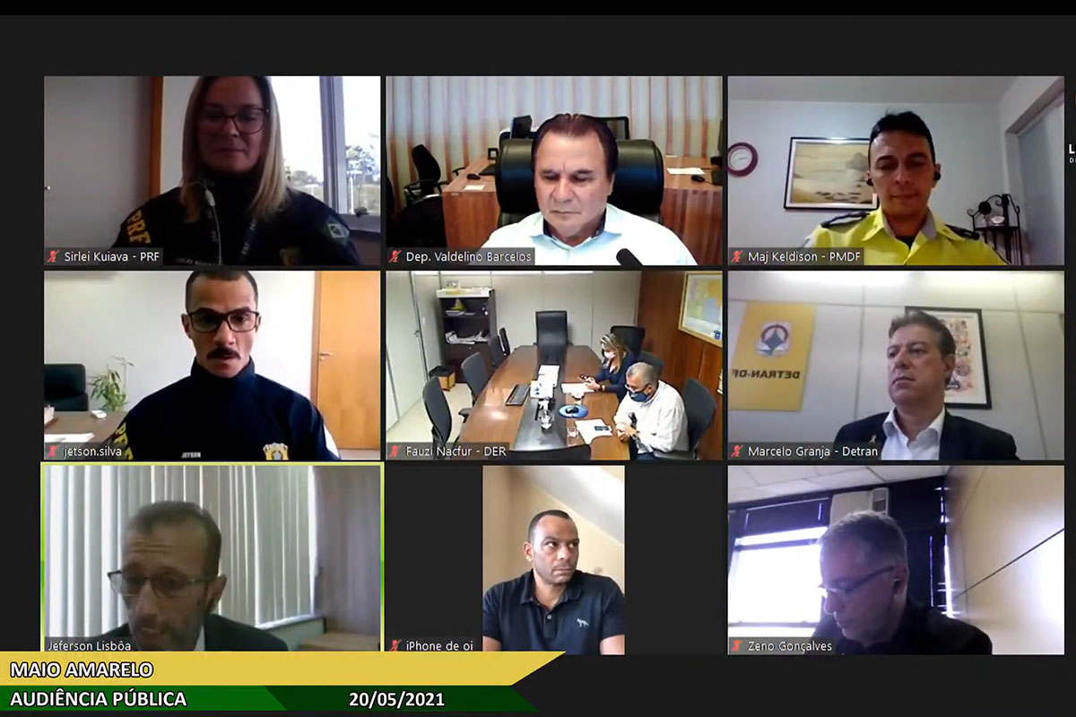 Valdelino Barcelos, deputado autor da audiência pública, destacou a necessidade de se debater sobre a prevenção e educação no trânsito do Distrito Federal