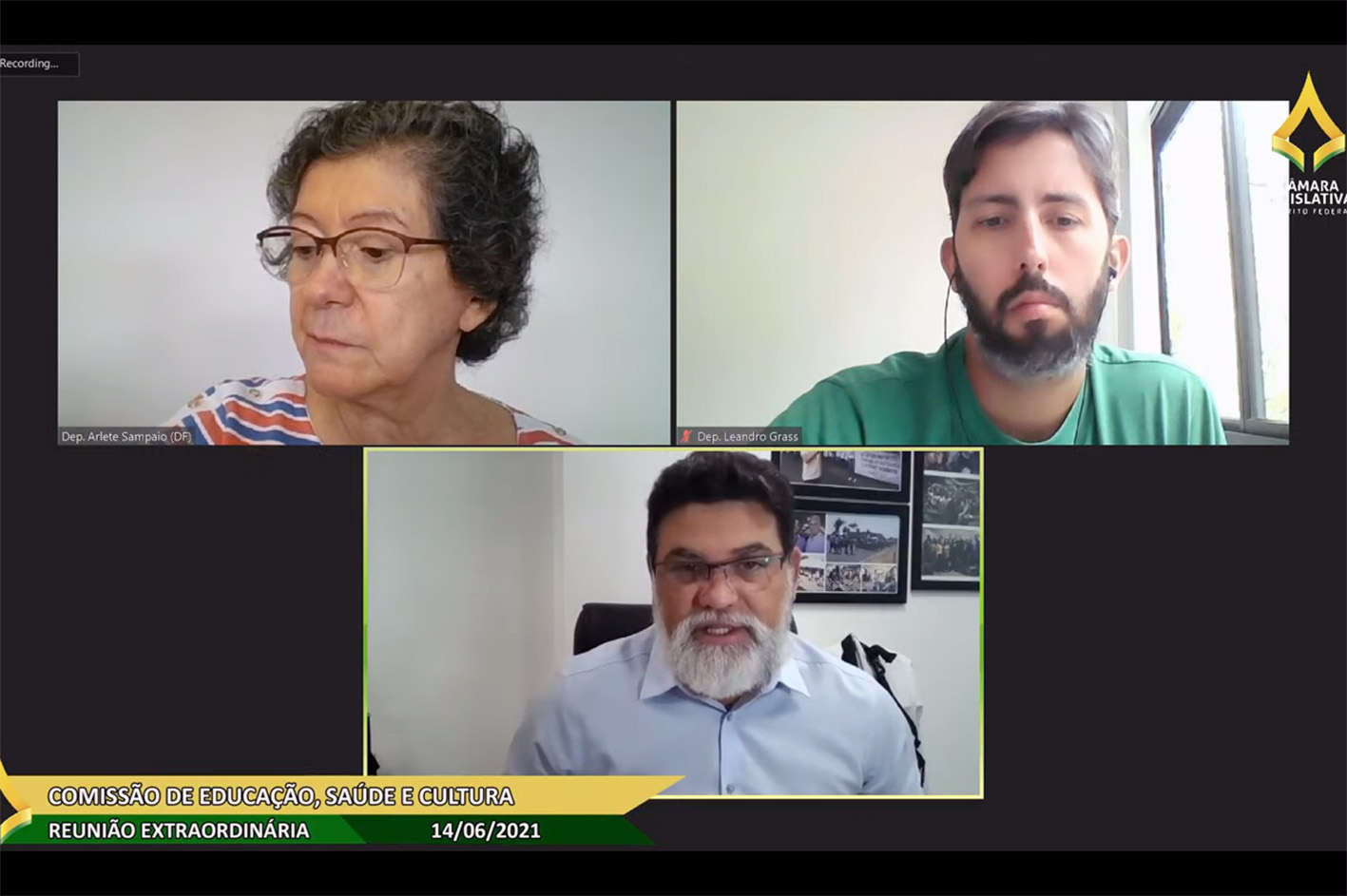 Vianna cobrou providências da empresa terceirizada e disse que quer explicações da Secretaria de Saúde e do Instituto de Gestão Estratégica em Saúde do Distrito Federal (Iges-DF)