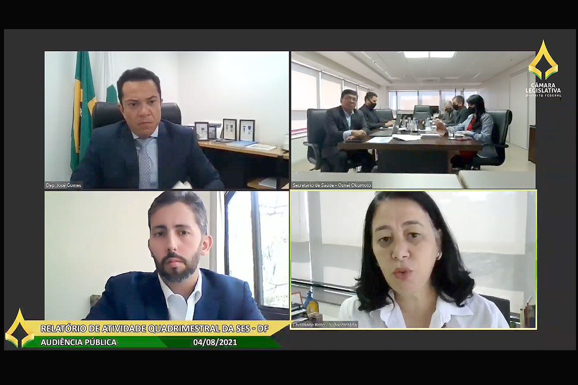 O deputado Leandro Grass cobrou ações efetivas na Atenção Básica e, especificamente, um calendário de vacinação: “Por que até agora o DF não tem um calendário de vacinação?