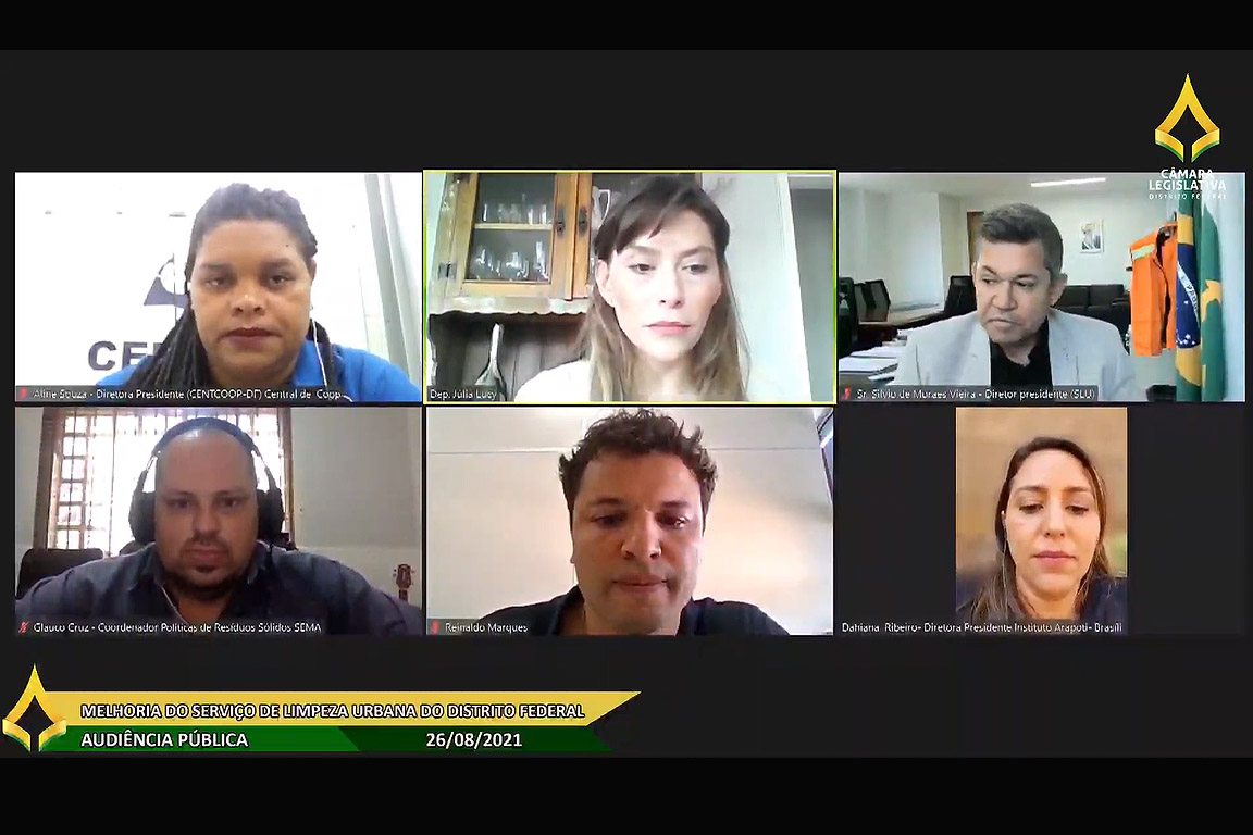 A deputada Júlia Lucy explica que sustentabilidade se refere também a equilíbrio econômico, equilíbrio social, equilíbrio ambiental