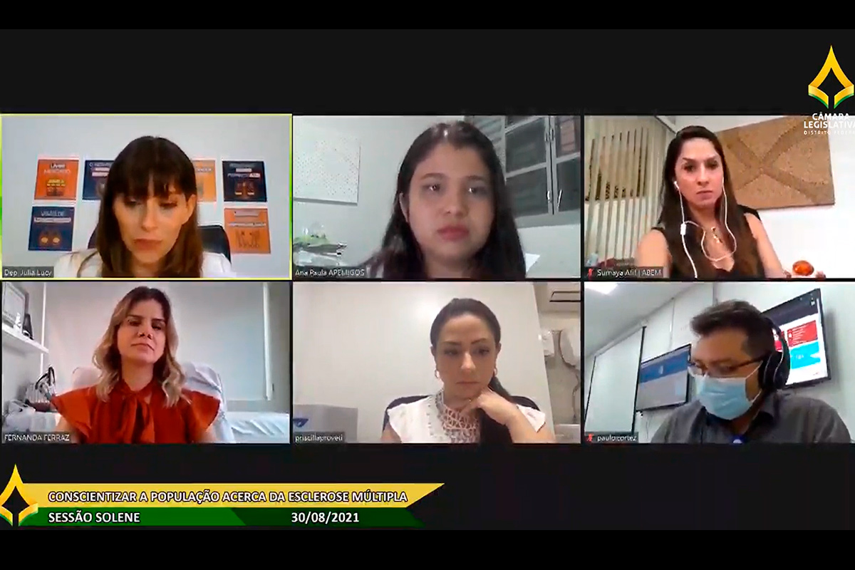 “Além de conscientizar sobre a esclerose múltipla, precisamos de encaminhamentos urgentes”, resumiu a autora da audiência, deputada Júlia Lucy