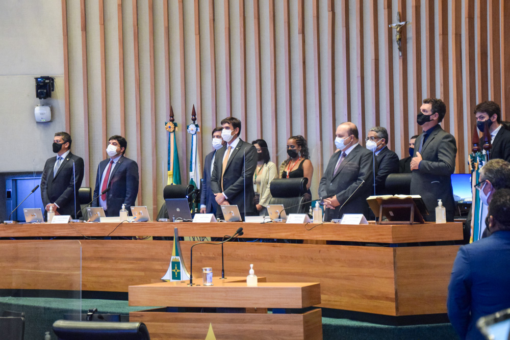 Durante sessão de abertura dos trabalhos na CLDF, os chefes dos poderes Executivo e Legislativo do DF relembraram feitos dos últimos três anos e as dificuldades do enfrentamento à Covid 19