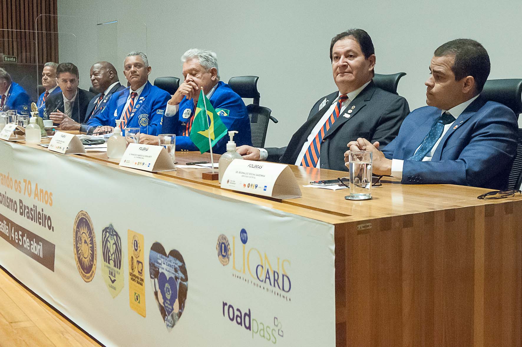 A cerimônia teve a presença do presidente internacional do Lions Douglas X. Alexander e marcou o início do Fórum do Leonismo Brasileiro, que reúne delegações de todo o Brasil