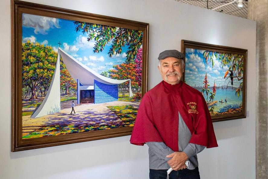 A exposição “Brasília, um atelier ao livre”, de Otoniel Fernandes, lança olhares diversos sobre monumentos e sítios de interesse turístico e cultural