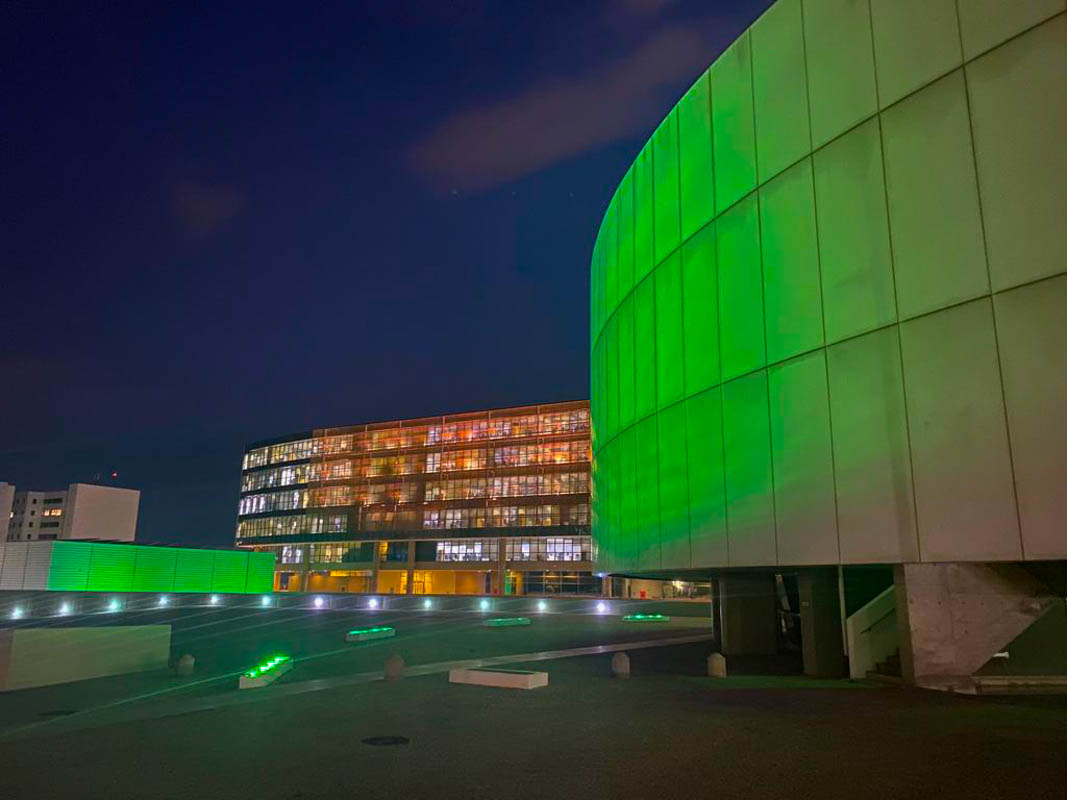 Visando chamar a atenção para a data, a Câmara Legislativa do Distrito Federal está iluminada de verde a partir desta quinta-feira (20)
