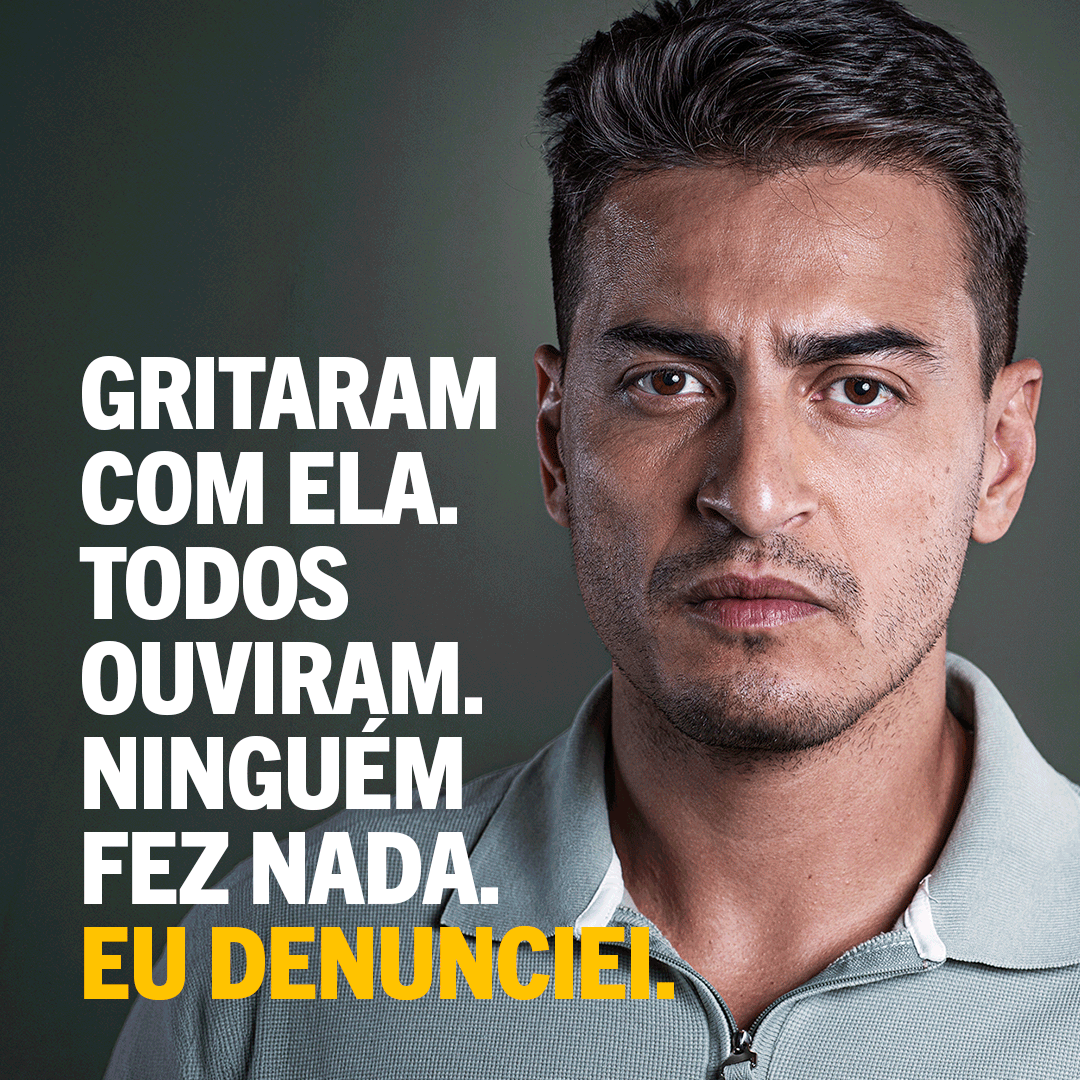 Campanha Combate à Violencia Contra a Mulher - Rodapé