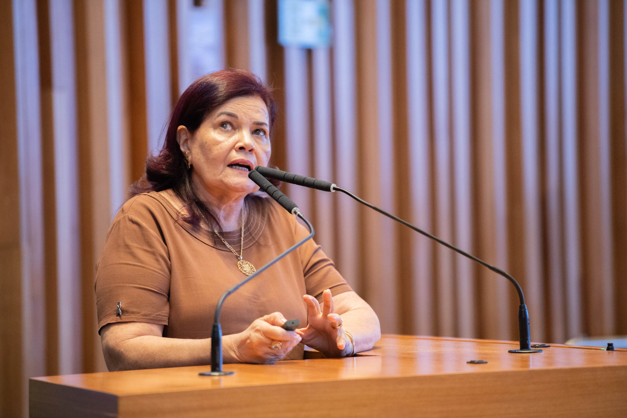 A dermatologista Roseane de Deus. Foto: Andressa Anholete/Agência CLDF