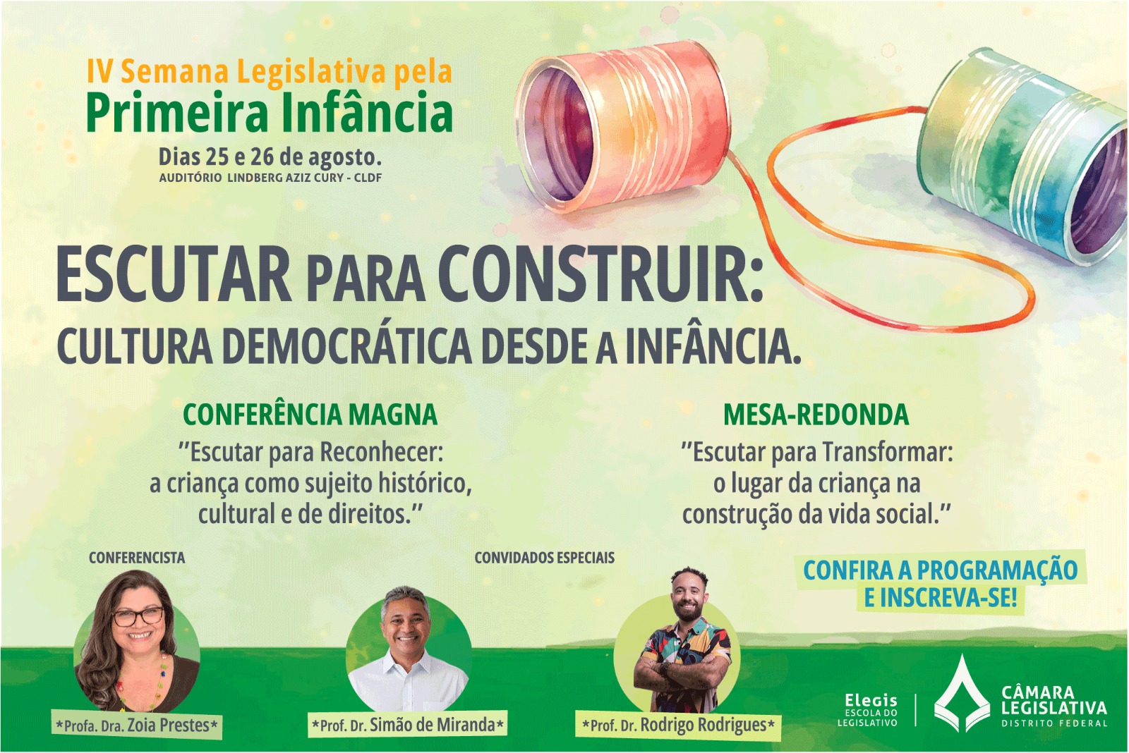 Semana legislativa traz a primeira infância para o centro do debate na CLDF