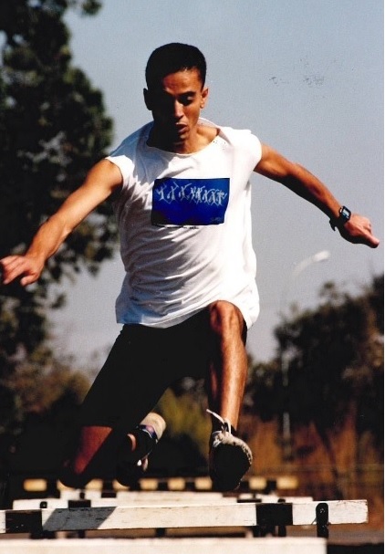 Velocista Elber Ribeiro, em 1999