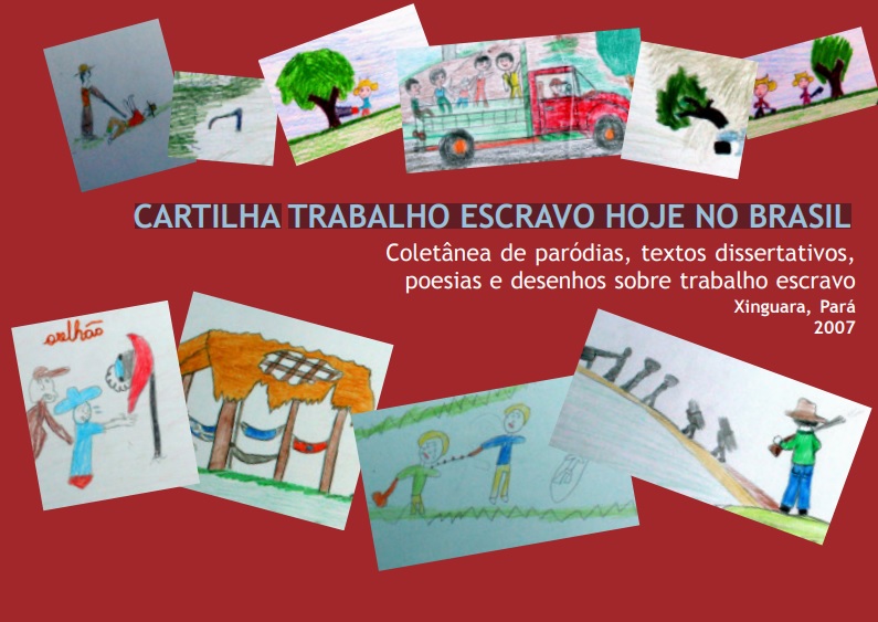 trabalho escravo - desenho de estudantes