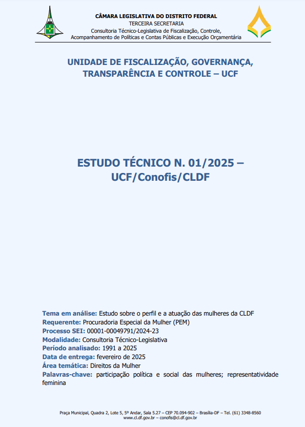 Capa ET 01/2025/UCF/CONOFIS/CLDF