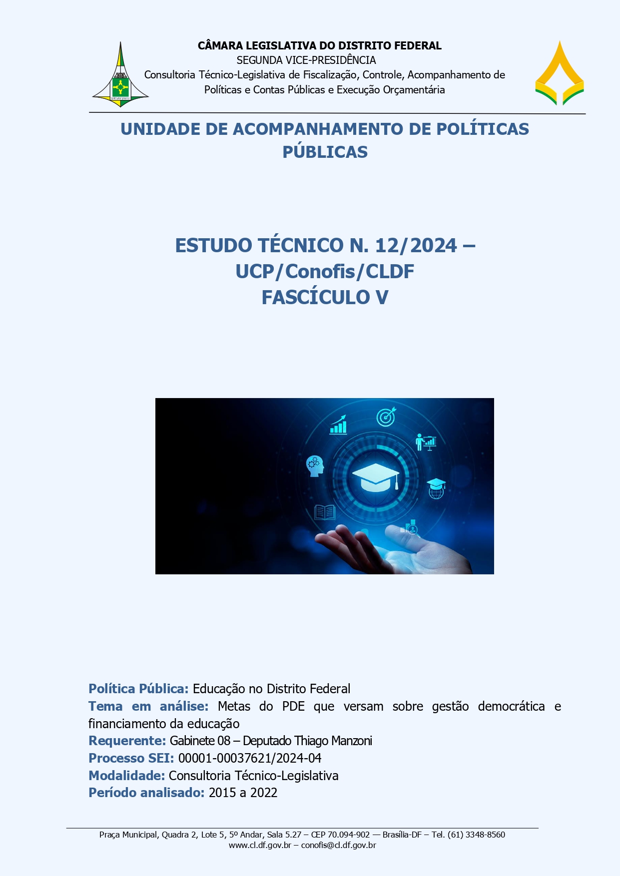 Capa Fascículo V do PDE