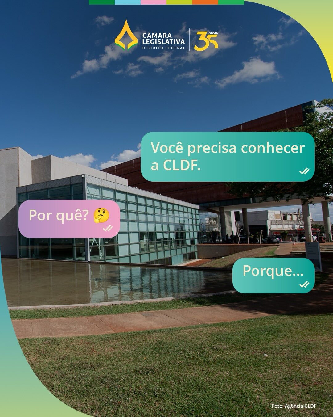 Post CLDF 35 Anos no Facebook