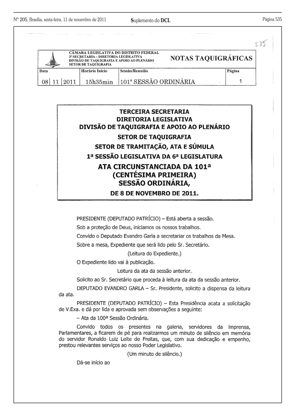 Cadernos Anais E Memoria Cldf